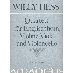 QUARTETT OP.141 - FUER ENGLISCHHORN - Willy Hess