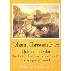 Quintett D-Dur op.22,1 - für Flöte, Oboe, - Johann Christian Bach