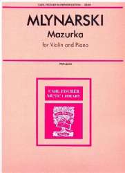 Mazurka : for violin and piano - Emil Mlynarski