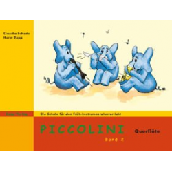 Piccolini Band 2 für Querflöte - Claudia Schade