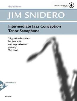 Intermediate Jazz Conception Tenor Saxophone (+Online Material)
