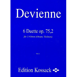 6 Duette op.75,2 : für 2 Flöten - Francois Devienne