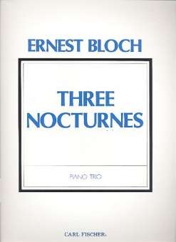3 Nocturnes : for piano trio