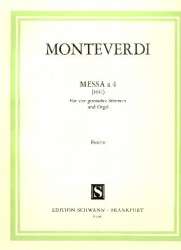 MESSA A 4 : FUER 4 GEM CHOR UND - Claudio Monteverdi
