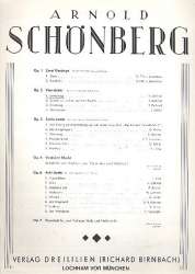 Erwartung op.2,1 : - Arnold Schönberg