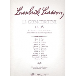Concertino op.45,11 for stringbass and string orchestra : - Lars Erik Larsson