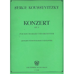 Konzert fis-Moll op.3 für Kontrabaß - Serge Koussevitzky