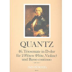 Sonate D-Dur Nr.46 QV2-15 - für - Johann Joachim Quantz