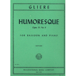 Humoresque op.35,8 : - Reinhold Glière