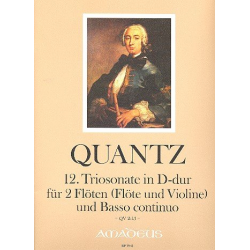 Triosonate D-Dur Nr.12 QV2-13 - für - Johann Joachim Quantz