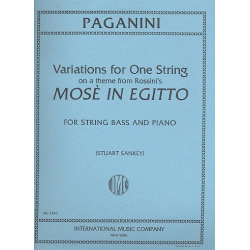 Variations for 1 string on a Theme - Niccolo Paganini
