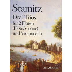 3 Trios - für 2 Flöten (Flöte, Violine) - Carl Stamitz