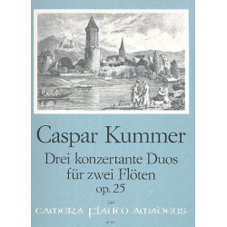 3 konzertante Duos op.25 - - Caspar Kummer