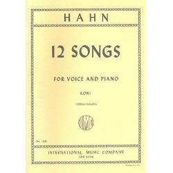 12 Songs : for low voice and piano (fr) - Reynaldo Hahn