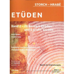 Etüden Band 2 : für Kontrabass - Josef Hrabe