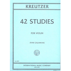 42 Studies : for violin - Rodolphe Kreutzer
