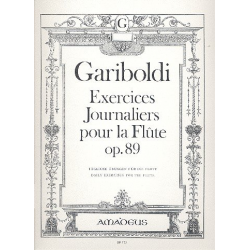 exercices journaliers op.89 pour la flute - Giuseppe Gariboldi