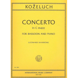 Concerto c major : for bassoon and - Jan Kozeluh