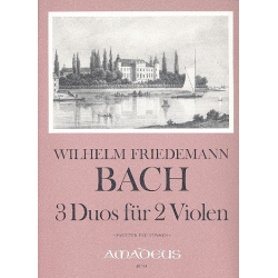 3 Duos - für 2 Violen - Wilhelm Friedemann Bach