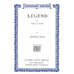 Legend for Viola and Piano - Arnold Edward Trevor Bax