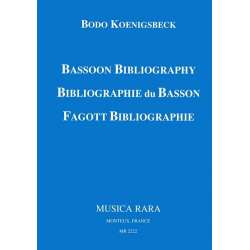 Fagott Bibliographie - Bodo Königsbeck