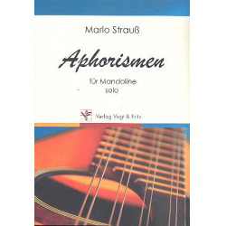 Aphorismen : für Mandoline - Marlo Strauß