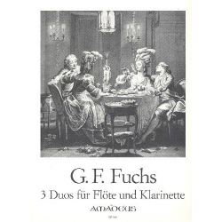 3 Duos op.19 - für Flöte und Klarinette - Georg Friedrich Fuchs