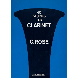 40 Studies vol.1 (1-20) : for clarinet - Cyrille Rose