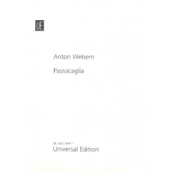 Webern, Anton : Passacaglia op. 1 - Anton von Webern