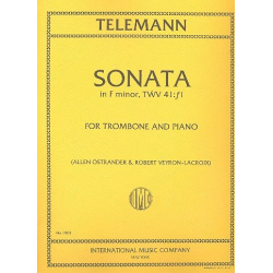 Sonata f minor for trombone and piano - Georg Philipp Telemann / Arr. Allen Ostrander