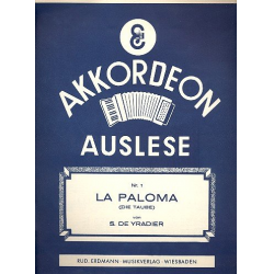 La Paloma : für Akkordeon - Sebastian Yradier