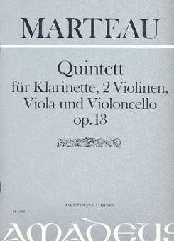 Quintett op.13 - für Klarinette, 2 Violinen,