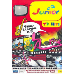 Junior TV Hits (+CD) für Saxophon (A/T) (CD enthält Original und Playback)