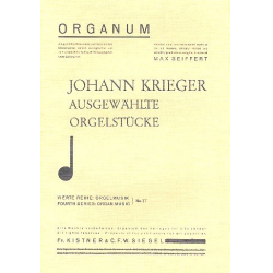 Ausgewählte Orgelstücke - Johann Krieger