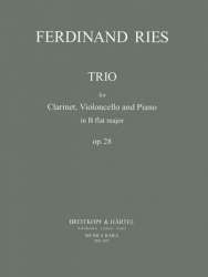 Trio op.28 : für Klarinette, - Ferdinand Ries