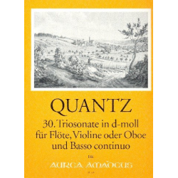 Triosonate d-Moll Nr.30 - für - Johann Joachim Quantz