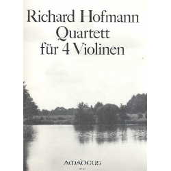 Quartett op.98 - für 4 Violinen, - Richard Hofmann