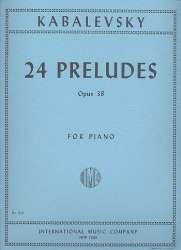 24 Preludes op.38 : for piano - Dmitri Kabalewski