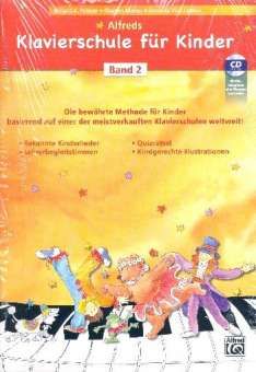 Alfreds Klavierschule Kinder Bd.2 BK/CD