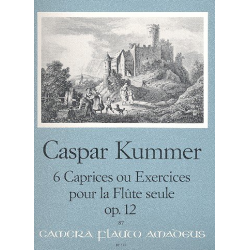 6 Caprices ou exercises op.12 - - Caspar Kummer