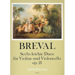 6 leichte Duos op.21 - - Jean Baptiste Breval