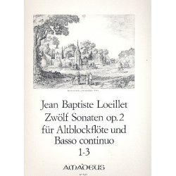 12 Sonaten op.2 Band 1 Nr.1-3 - - Jean Baptiste Loeillet de Gant