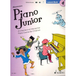 Piano junior - Lesson Book vol.4 (+Online Audio Download) : - Hans-Günter Heumann