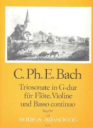 Triosonate G-Dur wq150 - - Carl Philipp Emanuel Bach