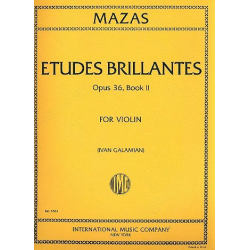 Etudes brillantes op.36 Band 2 : - Jacques Mazas