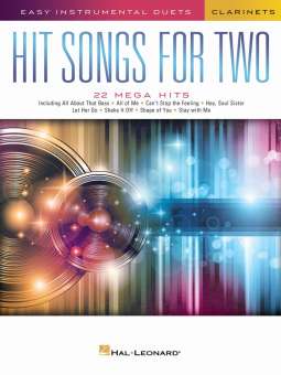 Hit Songs for two Clarinets - 22 Mega Hits