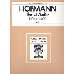The first Studies op.25 vol.1 : for violin - Richard Hofmann