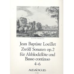 12 Sonaten op.2 Band 2 (Nr.4-6) - - Jean Baptiste Loeillet de Gant