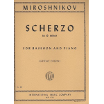Scherzo in g Minor : for bassoon and piano - O. Miroshnikov