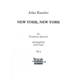 New York New York : für 4 Posaunen - John Kander